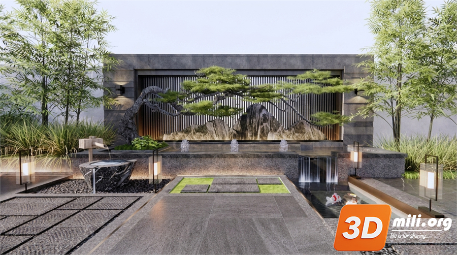 Mini Garden Skp Files 